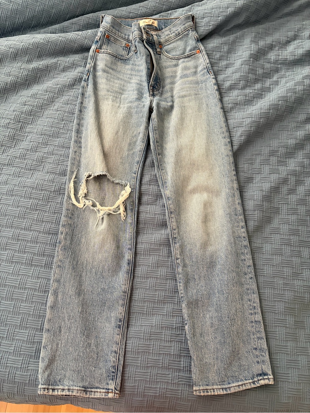 Madewell perfect vintage straight jeans 23